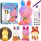 Paint Your Own Bunny Lamp Kit, Art Supplies Arts & Crafts Kit, Painting kit for Kids 6-12, Arts and Crafts for Kids Ages 8-12, Toys Girls Boy Birthday Gift Ages 3 4 5 6 7 8 9 10 11 12+